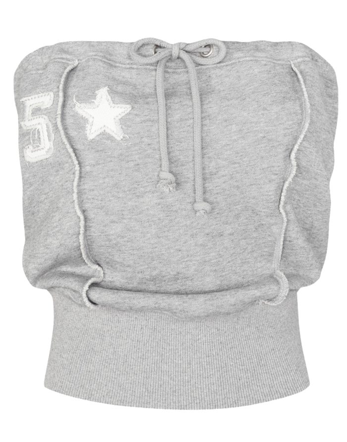 HIDDEN CULT Slouchy Grey Star Top