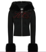 HIDDEN CULT® Nebula Black Cherry Zip Hoodie